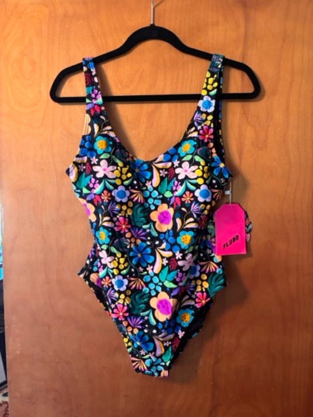 Infamous Swim x Kasey Rainbow Candice One Piece Swimsuit, Size XL